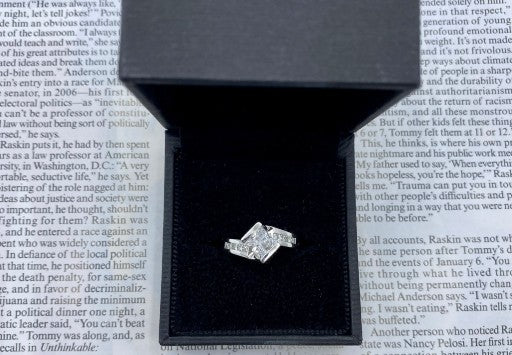 Types of Square Cut Diamond Rings