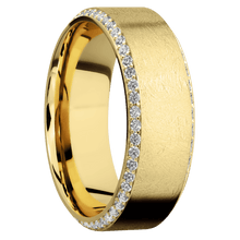 Load image into Gallery viewer, 14K Yellow Gold + Distressed , Polish Finish