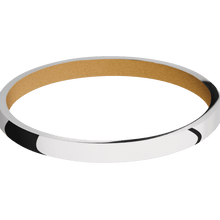 Load image into Gallery viewer, 14K White Gold + Polish Finish + Gold