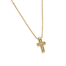 Load image into Gallery viewer, Faith Pave  Diamond Cross Pendant Necklace