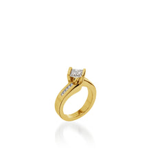 Load image into Gallery viewer, Intrigue Princess Cut Engagement Ring