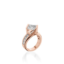 Load image into Gallery viewer, Intrigue 3-Carat Princess Cut Engagement Ring