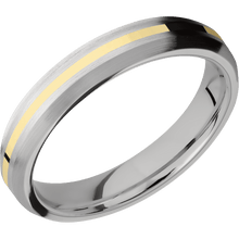 Load image into Gallery viewer, 14K White Gold + Satin , Satin Finish + Titanium