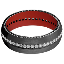Load image into Gallery viewer, Zirconium + Satin Finish + Red Apple