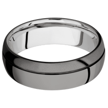Load image into Gallery viewer, Tantalum Noir + Polish , Bead Finish + Palladium Silver