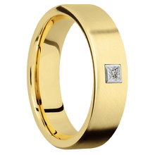 Load image into Gallery viewer, 14K Yellow Gold + Anglesatin Finish