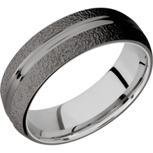 Load image into Gallery viewer, Tantalum Noir + Polish , Stipple Finish + Palladium Silver