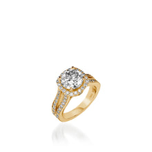 Load image into Gallery viewer, Chiffon Round Engagement Ring