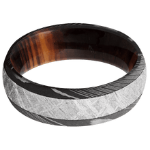 Load image into Gallery viewer, Damascus + Acid Finish + Cocobolo