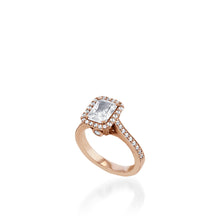 Load image into Gallery viewer, Satin Radiant White Gold Engagement Ring