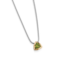 Load image into Gallery viewer, Arrivo Trillion Solitaire Pendant Necklace