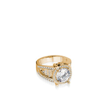 Load image into Gallery viewer, Isabella Elite Yellow Gold Diamond Ring
