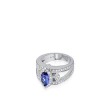 Load image into Gallery viewer, Victoria Elite Tanzanite and Diamond Ring
