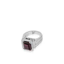 Load image into Gallery viewer, Alexandra Elite Rhodolite Garnet and Diamond Ring