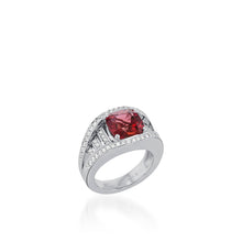 Load image into Gallery viewer, Cleopatra Elite Pink Tourmaline and Diamond Ring