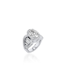 Load image into Gallery viewer, Josephine Elite White Gold Diamond Ring