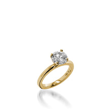 Load image into Gallery viewer, Essence Solitaire Round Engagement Ring