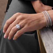 Load image into Gallery viewer, Theodora Elite White Gold Diamond Ring
