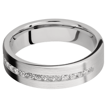 Load image into Gallery viewer, 14K White Gold + Satin Finish