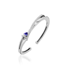 Load image into Gallery viewer, Pinnacle Petite Gemstone Bracelet with Pave Diamonds