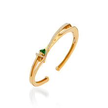 Load image into Gallery viewer, Pinnacle Petite Gemstone Bracelet with Pave Diamonds