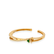 Load image into Gallery viewer, Pinnacle Petite Gemstone Bracelet with Pave Diamonds