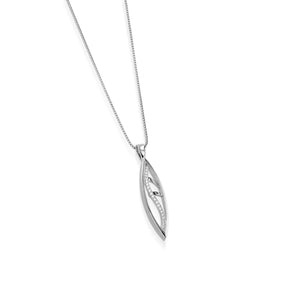 Bellagio  Pave Diamond Drop Pendant Necklace