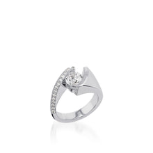 Load image into Gallery viewer, Embrace White Gold Engagement Ring