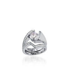 Load image into Gallery viewer, Embrace White Gold Engagement Ring
