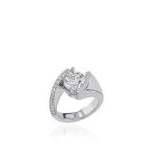 Load image into Gallery viewer, Embrace White Gold Engagement Ring