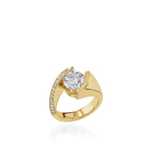 Load image into Gallery viewer, Embrace Yellow Gold Engagement Ring