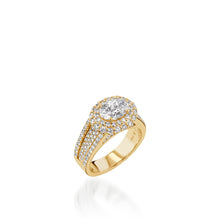 Load image into Gallery viewer, Lavish Yellow Gold Engagement Ring