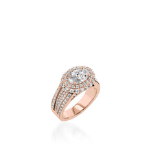Load image into Gallery viewer, Lavish White Gold Engagement Ring