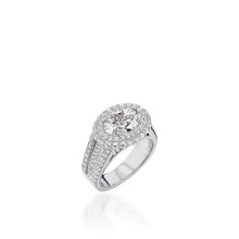 Load image into Gallery viewer, Lavish White Gold Engagement Ring