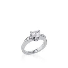 Load image into Gallery viewer, Capri White Gold Engagement Ring