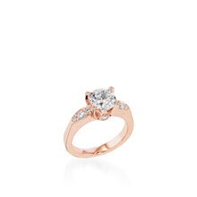 Load image into Gallery viewer, Capri White Gold Engagement Ring