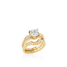 Load image into Gallery viewer, Capri Yellow Gold Engagement Ring