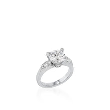 Load image into Gallery viewer, Capri White Gold Engagement Ring