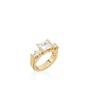 Avanti Yellow Gold Engagement Ring