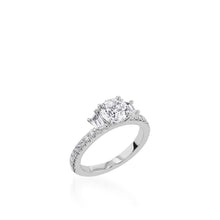Load image into Gallery viewer, Essence Three Stone Engagement Ring