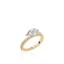 Load image into Gallery viewer, Essence Three Stone Engagement Ring