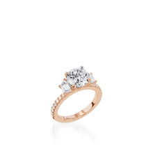 Load image into Gallery viewer, Essence Three Stone Engagement Ring