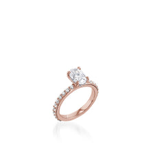 Load image into Gallery viewer, Duchess Oval Yellow Gold Engagement Ring