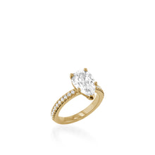 Load image into Gallery viewer, Essence Pear Engagement Ring