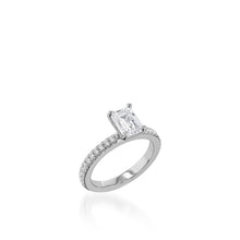 Load image into Gallery viewer, Essence Emerald Cut Engagement Ring