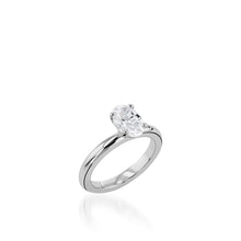 Load image into Gallery viewer, Essence Solitaire Oval Engagement Ring