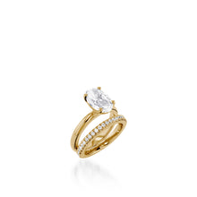 Load image into Gallery viewer, Essence Solitaire Oval Engagement Ring