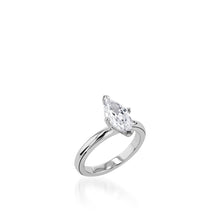 Load image into Gallery viewer, Essence Solitaire Marquise White Gold Engagement Ring