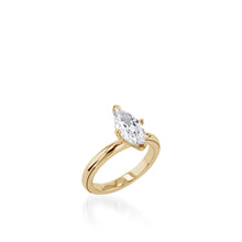 Load image into Gallery viewer, Essence Solitaire Marquise White Gold Engagement Ring