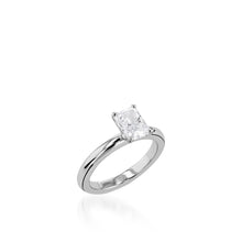 Load image into Gallery viewer, Essence Solitaire Radiant Engagement Ring
